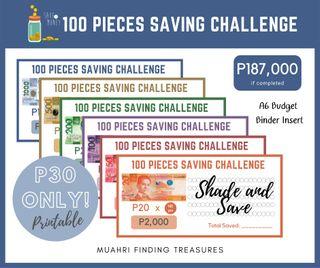 Printable budget wallet or binder insert A6