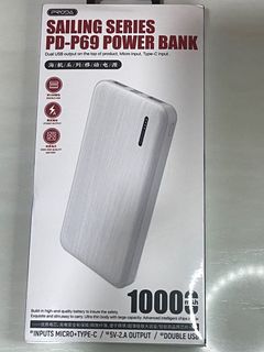 PRODA Sailing Series 2 USB PD-P69 10000 MAH Power Bank Fast ...