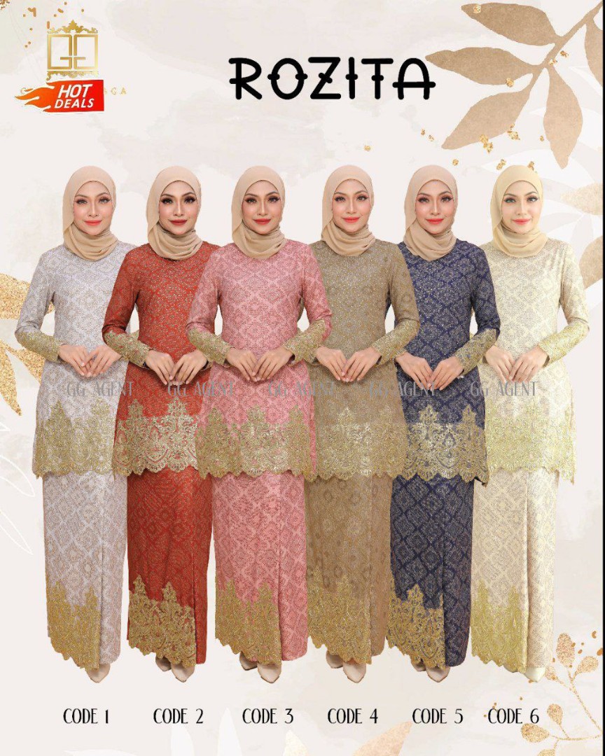 ROZITA KURUNG, Women's Fashion, Muslimah Fashion, Baju Kurung & sets on ...