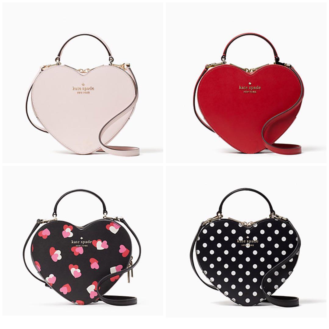 Kate Spade New York Love Shack Heart Crossbody Candied Cherry Red