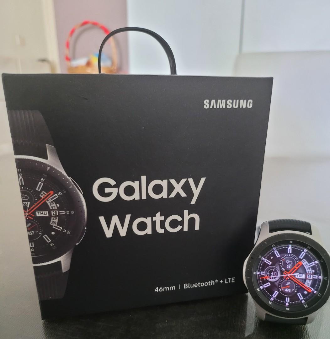 Samsung Galaxy Watch 46mm Bluetooth LTE Mobile Phones Gadgets