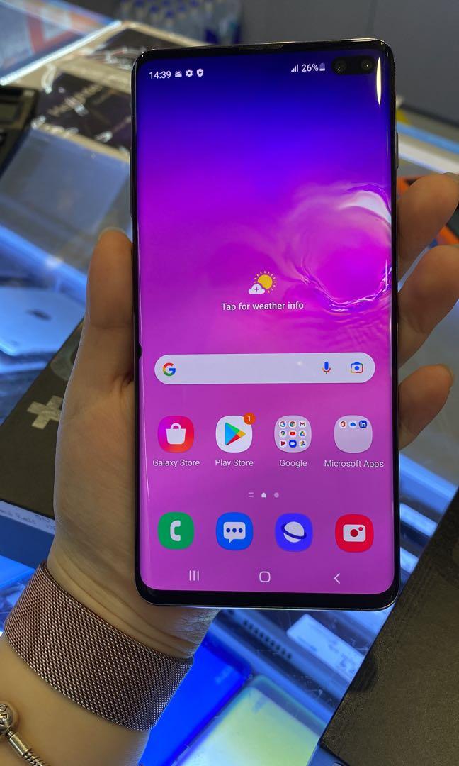 Samsung S10 Plus Black 128GB FE0985A, Mobile Phones & Gadgets, Mobile