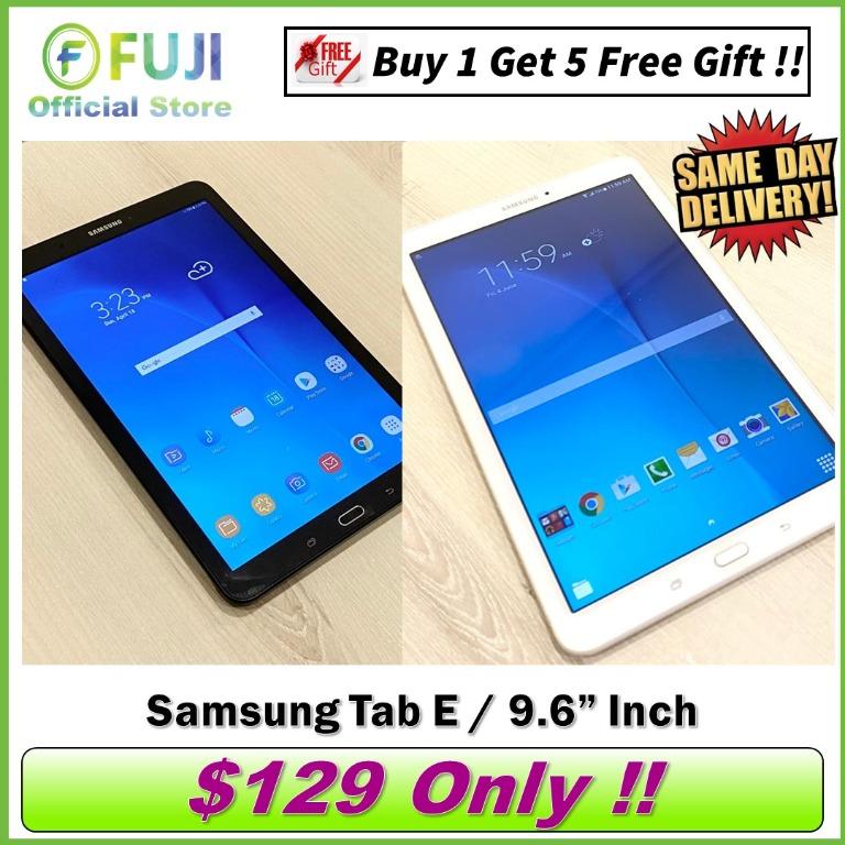 throw away intellectual Archaic Samsung Tab E 9.6 / Android 10 / Support All Apps / Good Condition / Low In  Stock / Promotion Now / Cheapest !!, Mobile Phones & Gadgets, Tablets,  Android on Carousell