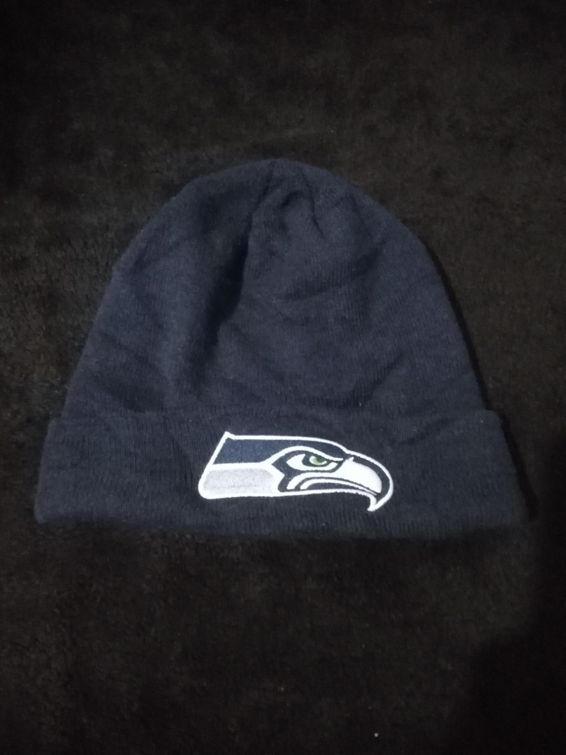 Seattle Seahawks Beanie, Men's Fashion 