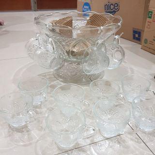 Set Gelas Mangkuk Cangkir Juice Bowl Wadah Piring