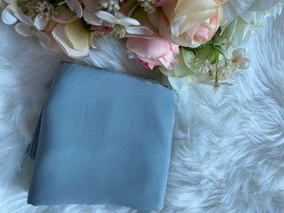 Soft Grey Chiffon Shawl