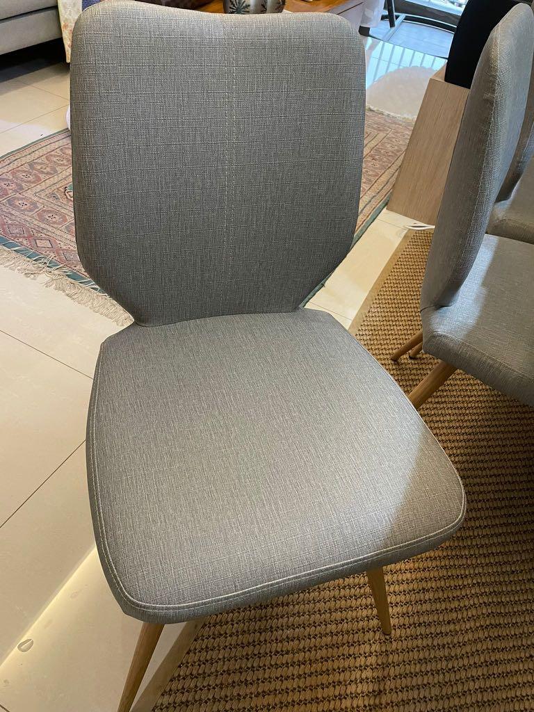 Star Living Dining Chairs x 6, Furniture & Home Living, Furniture