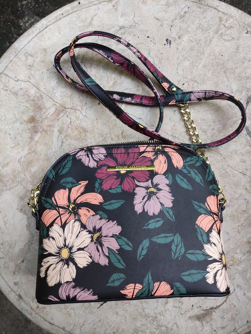 Steve madden floral bag clearance