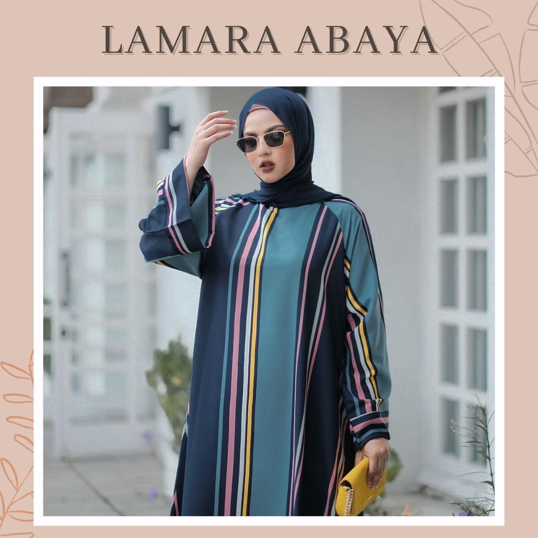 striped abaya