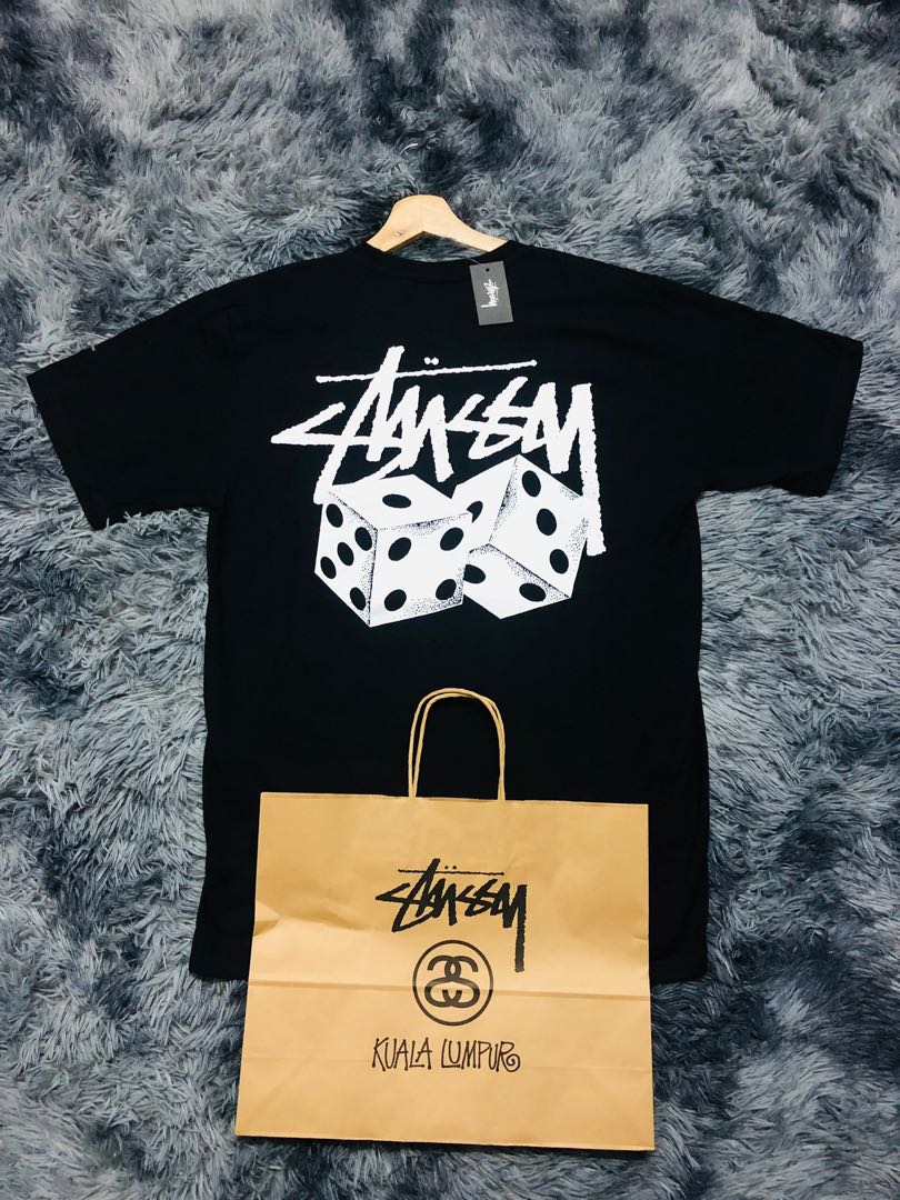 stussy pair of dice tee