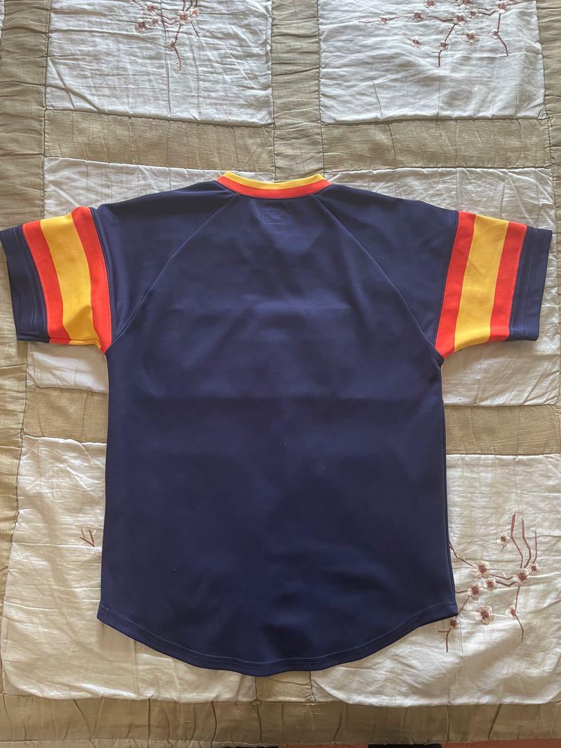 Supreme Astros Baseball Jersey - Navy/Orange – Grails SF