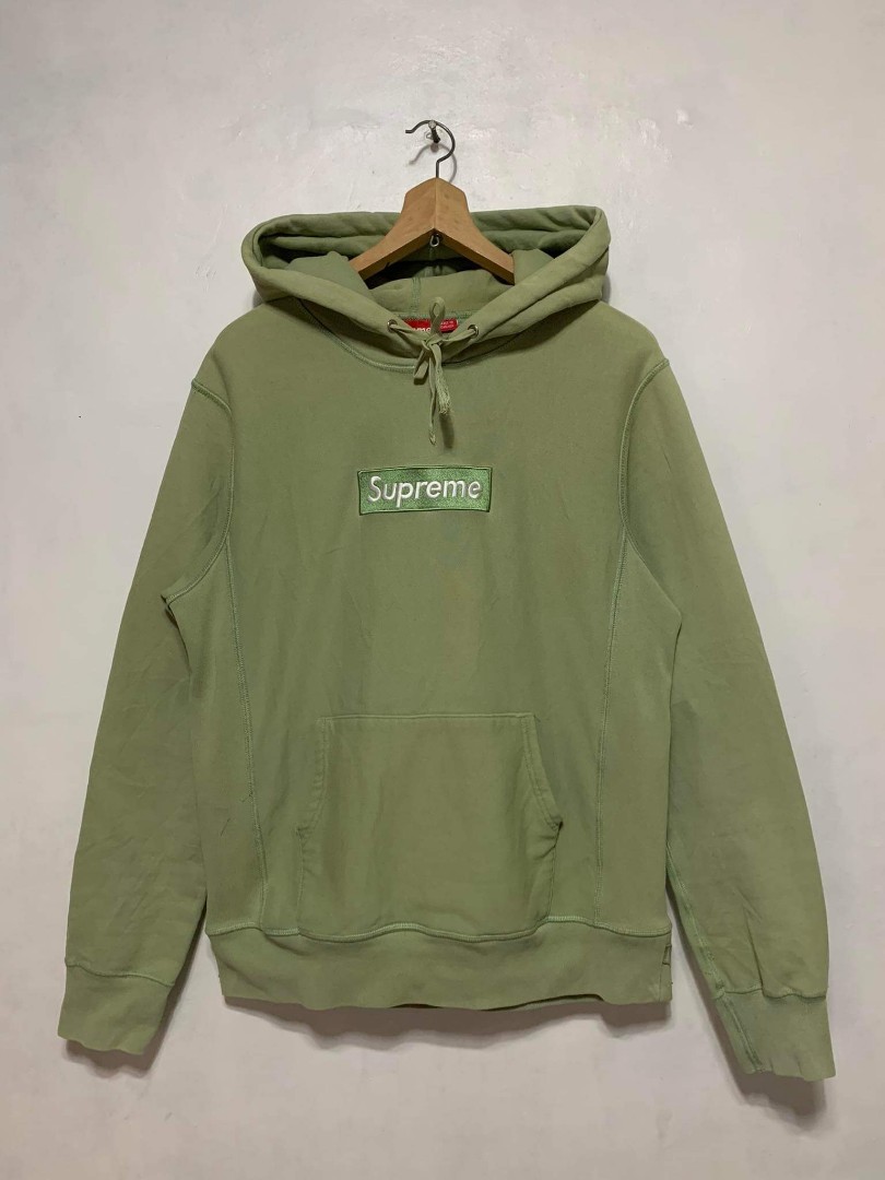 Supreme box logo apple green Men s Fashion Coats Jackets and