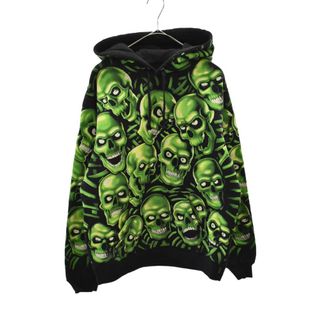 Supreme hoodie green new arrivals skull