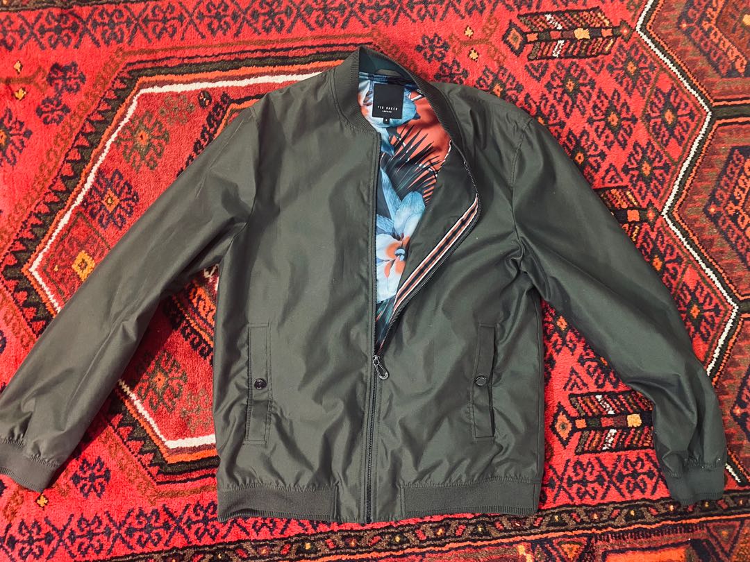 Ted baker on sale red bomber jacket