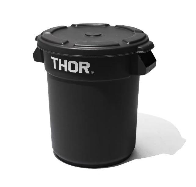 THOR BIN 23L HYPEBEAST BLACK PLASTIC DURABLE WATERPROOF DIAPER BABY ...