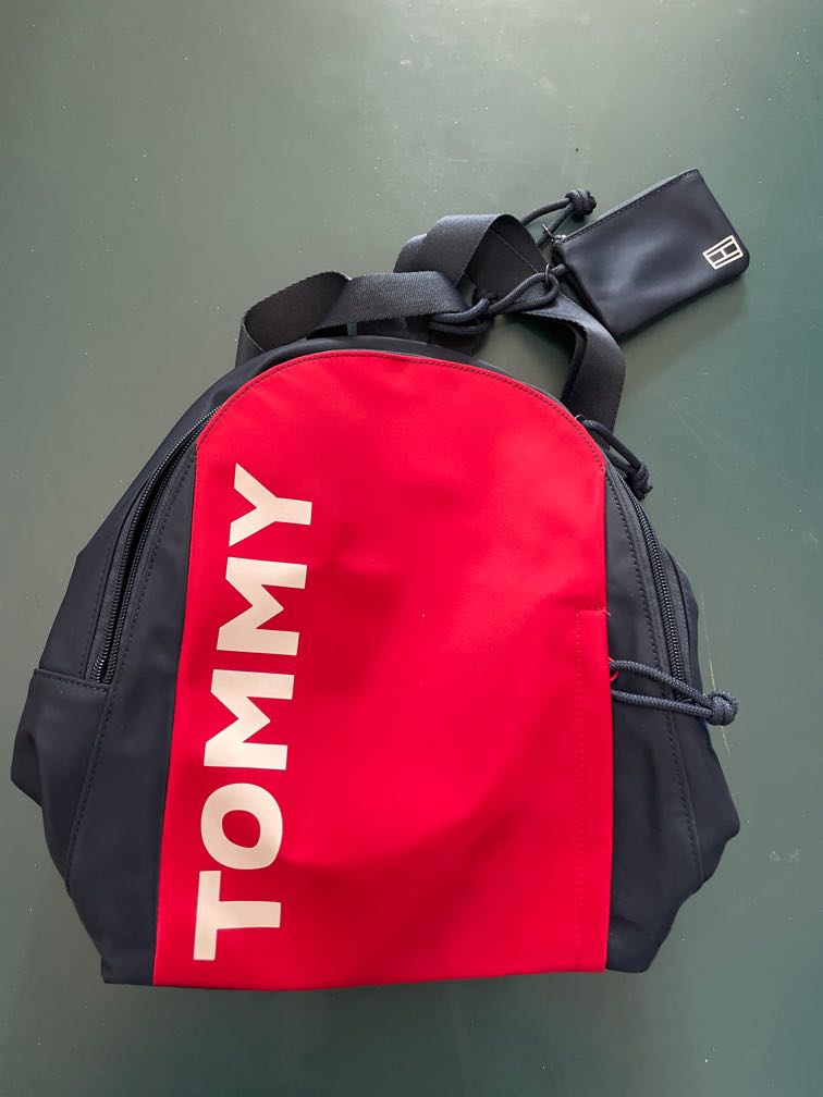 tommy hilfiger mini backpack red