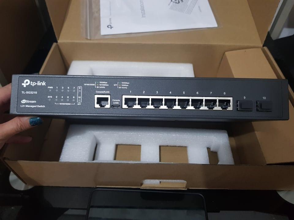TP-Link JetStream Gigabit Managed Switch (Category: Networking) located in Pasig City. Submitted by fjEgangan (Listing ID 1138217581, Image 3). Description: TP-Link JetStream Gigabit Managed Switch Available in: ⭐ TL-SG3210 8-Port Gigabit L2+ Managed Switch with 2 SFP ⭐ TL-SG2218 16-Port Gigabit Smart Switch with 2 SFP Slots ⭐ TL-SG3428 24-Port Gigabit L2 Managed Switch with 4 SFP ⭐ TL-SG3452 48-Port Gigabit L2 Managed Switch with 4 SFP 💯 Brand 