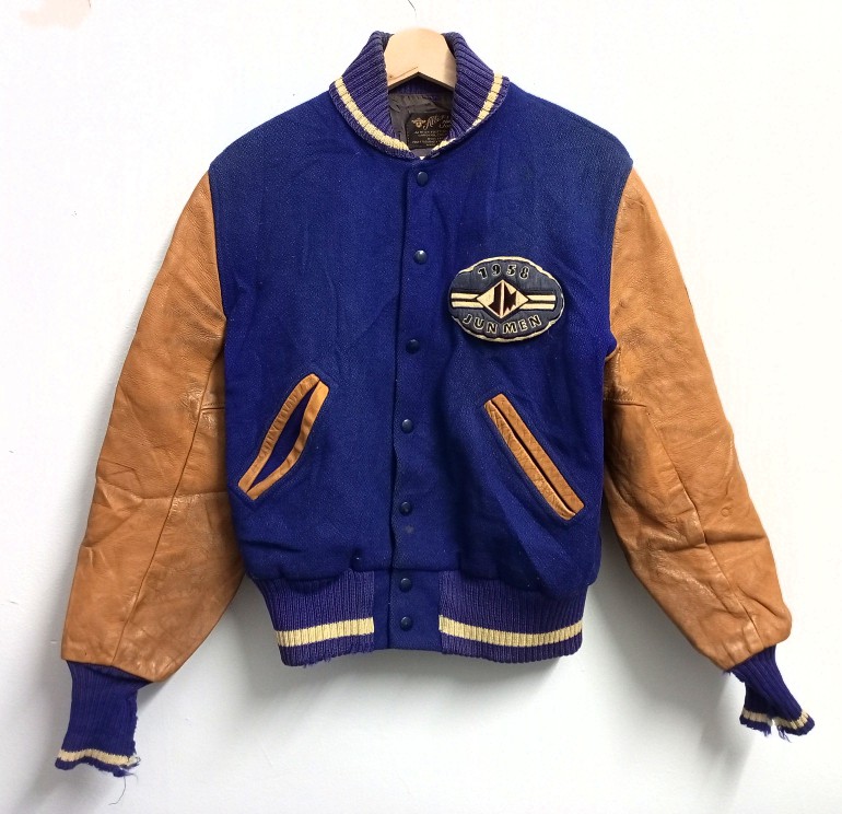 Letterman Club Knit Jacket - Whiskey