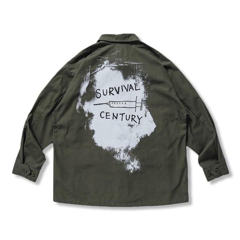 Wtaps 21ss jungle shirt survival century Olive size 02/M (可換同色 
