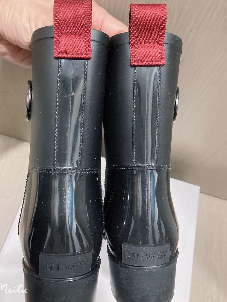 100 New Real Nine West Rain Boots not Hunter not MK not Tory