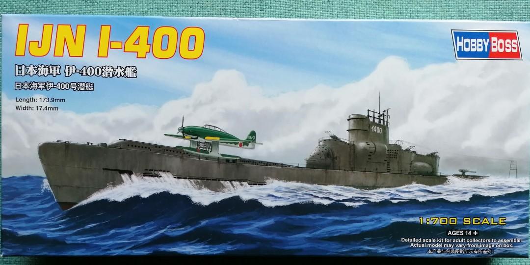 1/700 Hobbyboss 二戰日本海軍伊號400 潛水母艦IJN Submarine I-400 