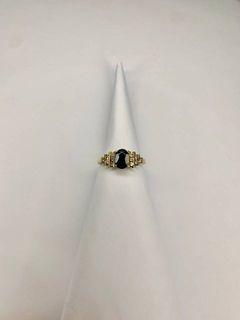 1960’s Heirloom Sapphire and Diamond ring earring set
