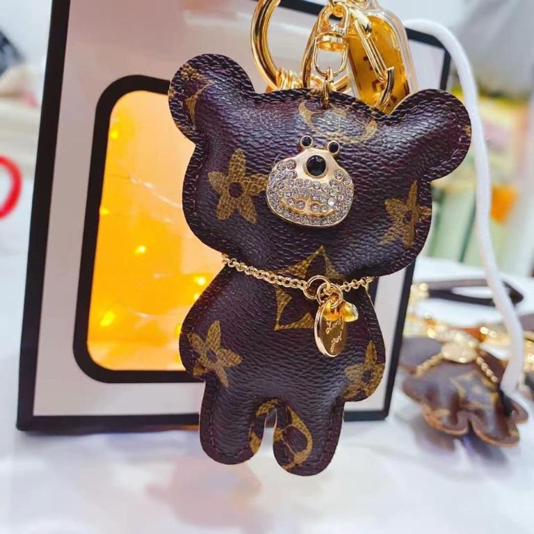 Jewelry Hub - LV Bear Keychain with 24K Gold ✓ With box