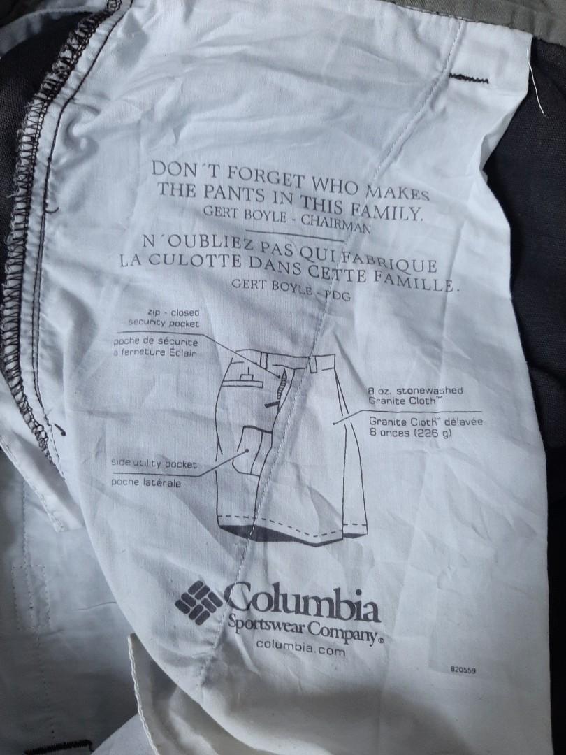 Columbia canvas shorts sale