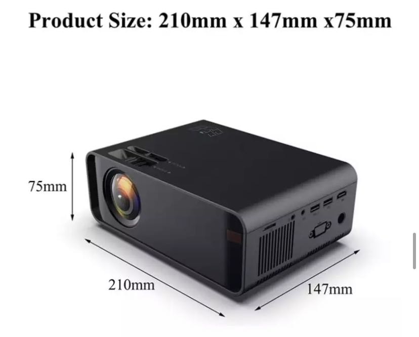 8000 Lumens Projector 1080p, TV \u0026 Home 