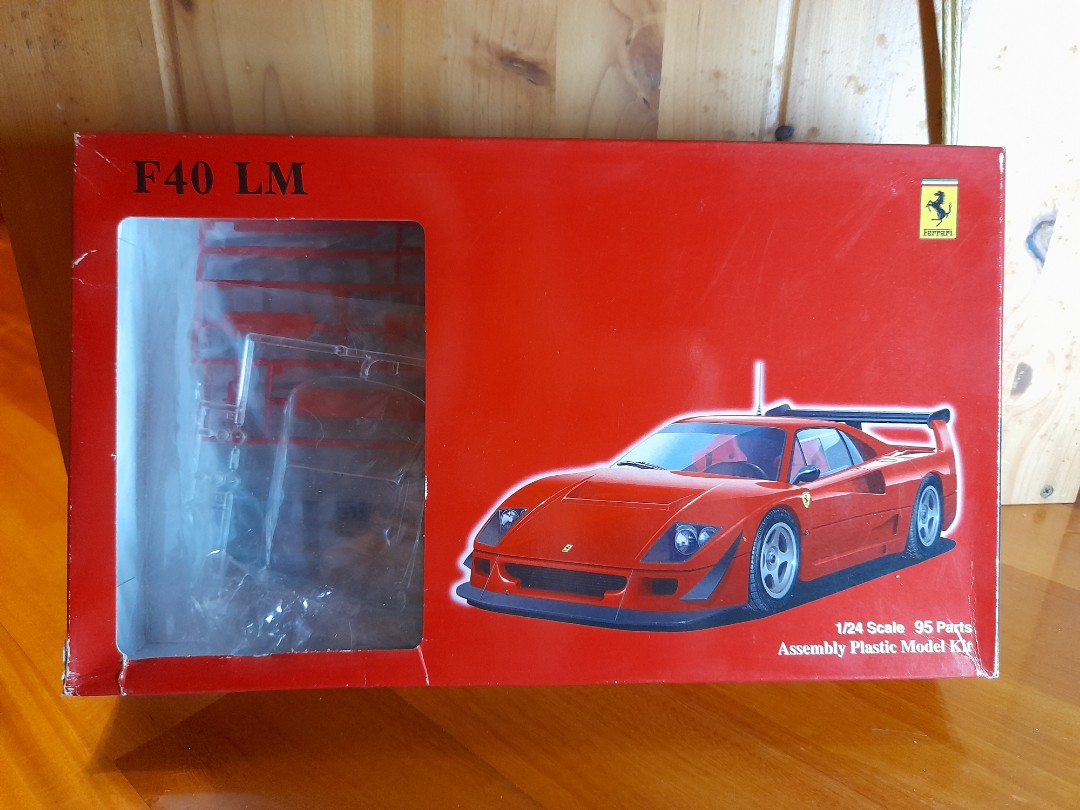 全新1 24 Fujimi Ferrari F40 Lm 連蝕刻片兩塊 興趣及遊戲 玩具 遊戲類 Carousell