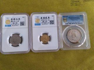 三枚評分幣 (見图標示) 年尾清貨