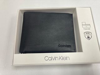 現貨🇺🇸 CK Calvin Klein Leather Men Wallet Black 美國入口真皮男裝男仕銀包 錢包 男仔銀包 生日禮物 情人節禮物64212604929538110