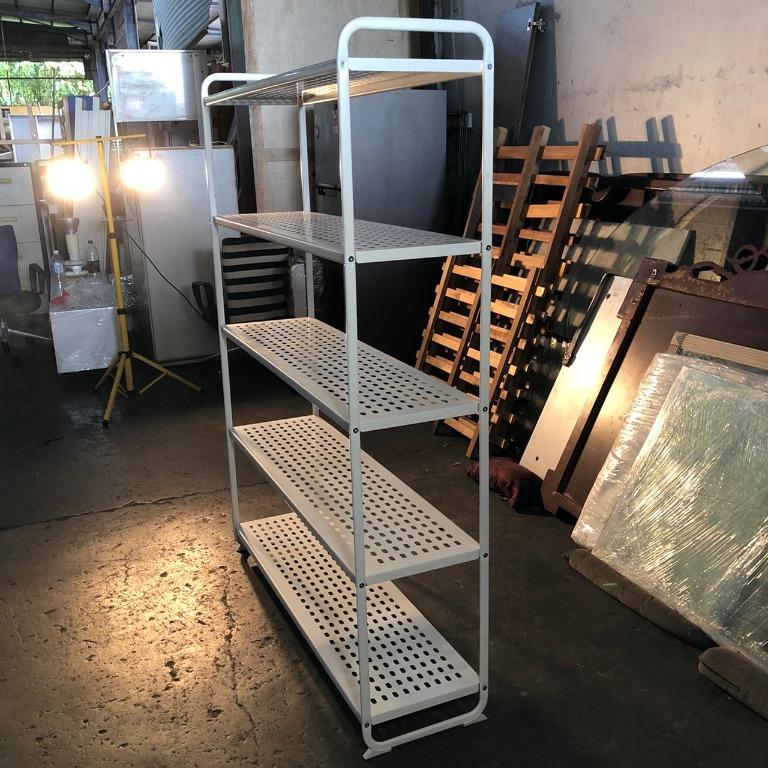 IKEA MULIG Shelving Unit 5 Tier IKEA MULIG Unit Rak 5 Tingkat Furniture Home Living Furniture Shelves Cabinets Racks on Carousell