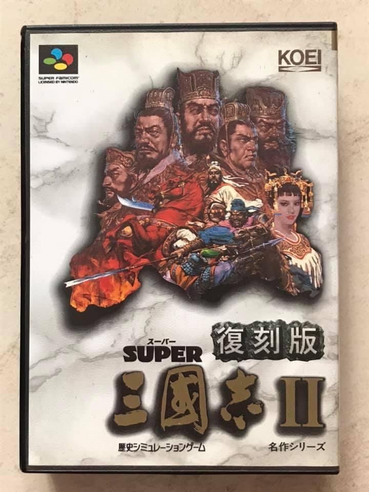 日版SFC KOEI SUPER SANGOKUSHI II 光榮超級三國志2 復刻版戰略模擬