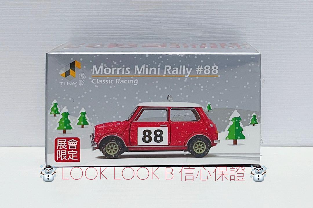全新未拆tiny 微影展會限定morris Mini Rally Classic Racing 冬季舊化落雪特別版mini Cooper 興趣及遊戲 玩具 遊戲類 Carousell