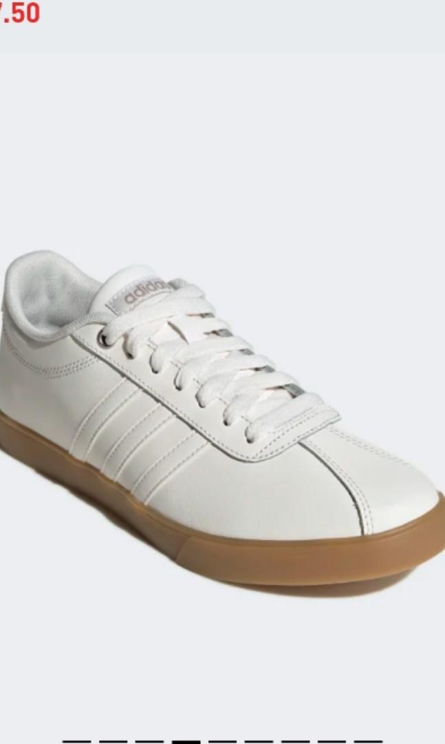Adidas women's courtset store sneaker  burgundy