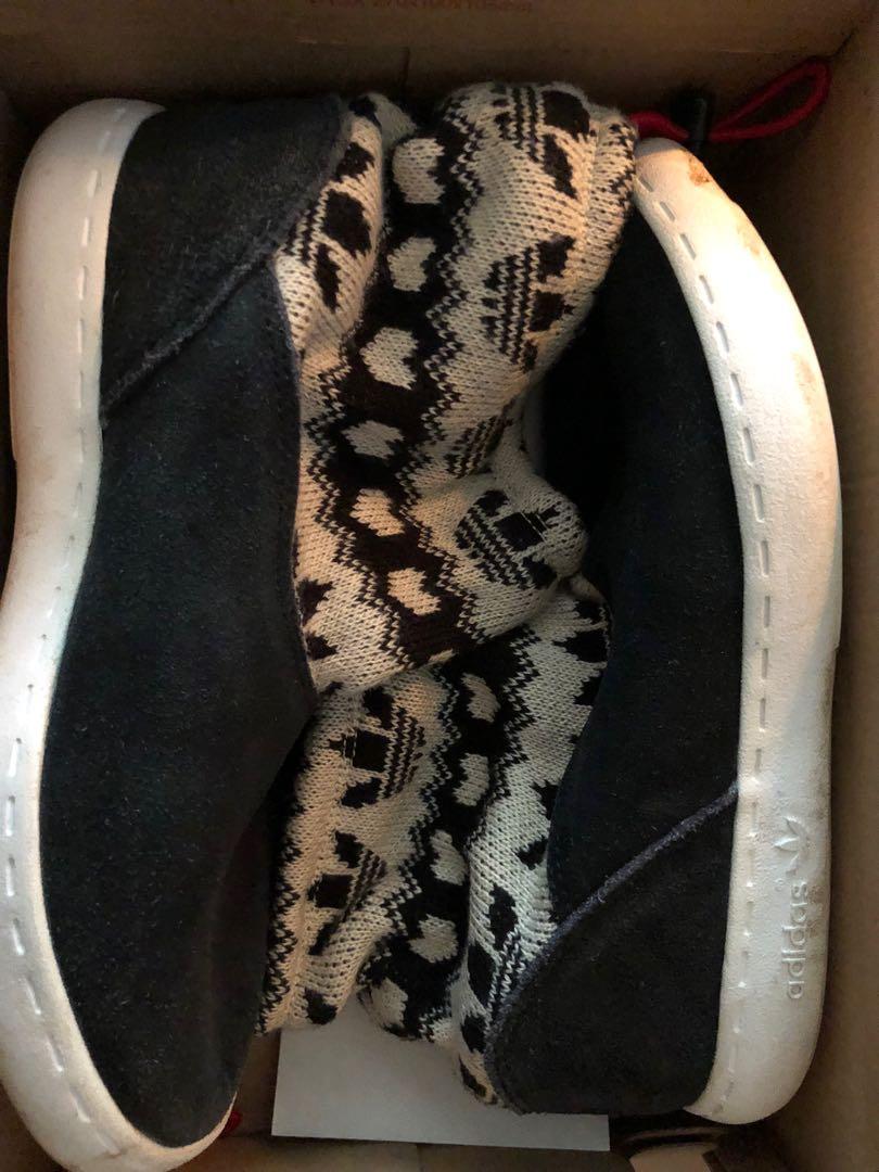 Adidas sale fluffy boots