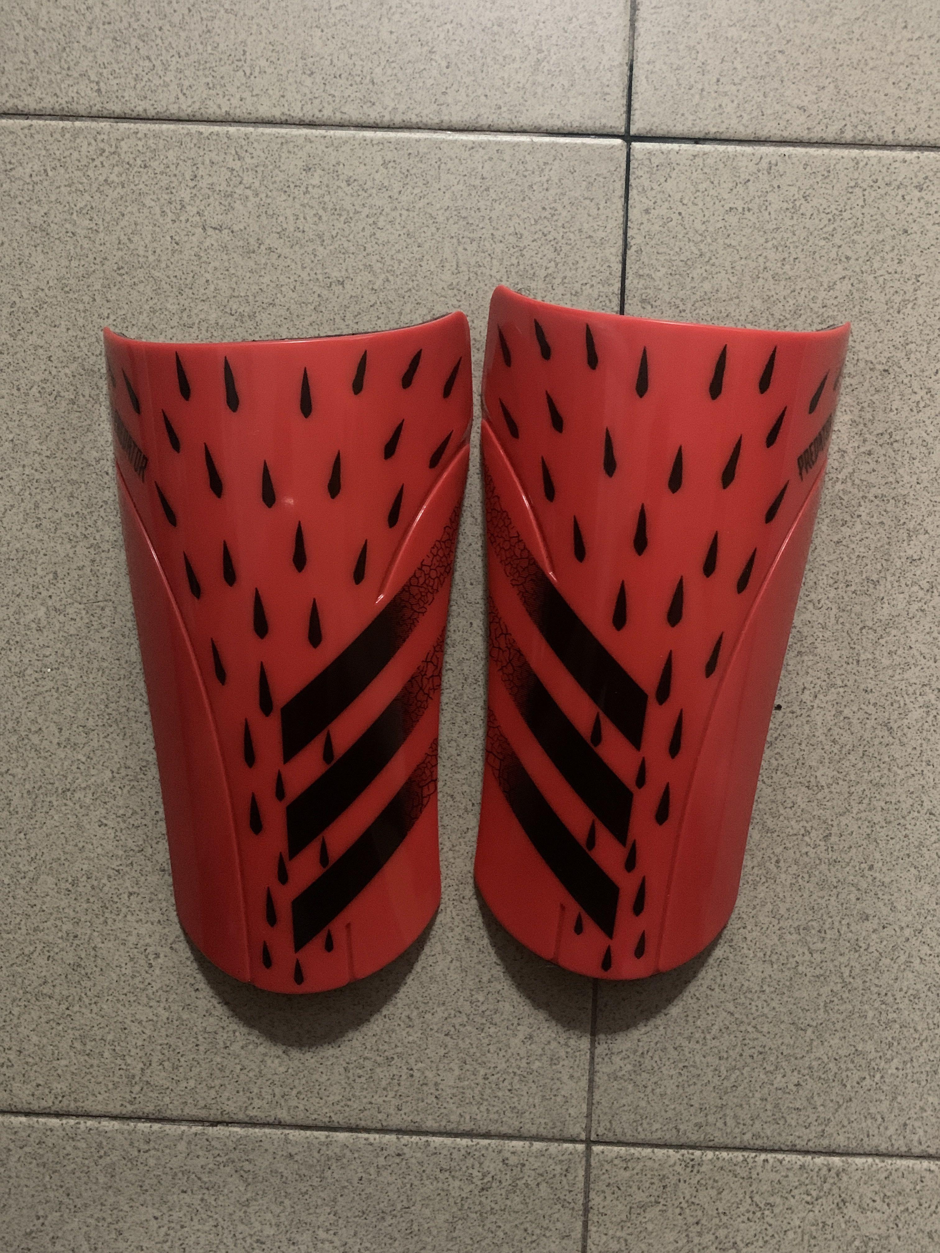 Adidas Predator shin guards, Sports Equipment, Sports u0026 Games, Racket u0026  Ball Sports on Carousell