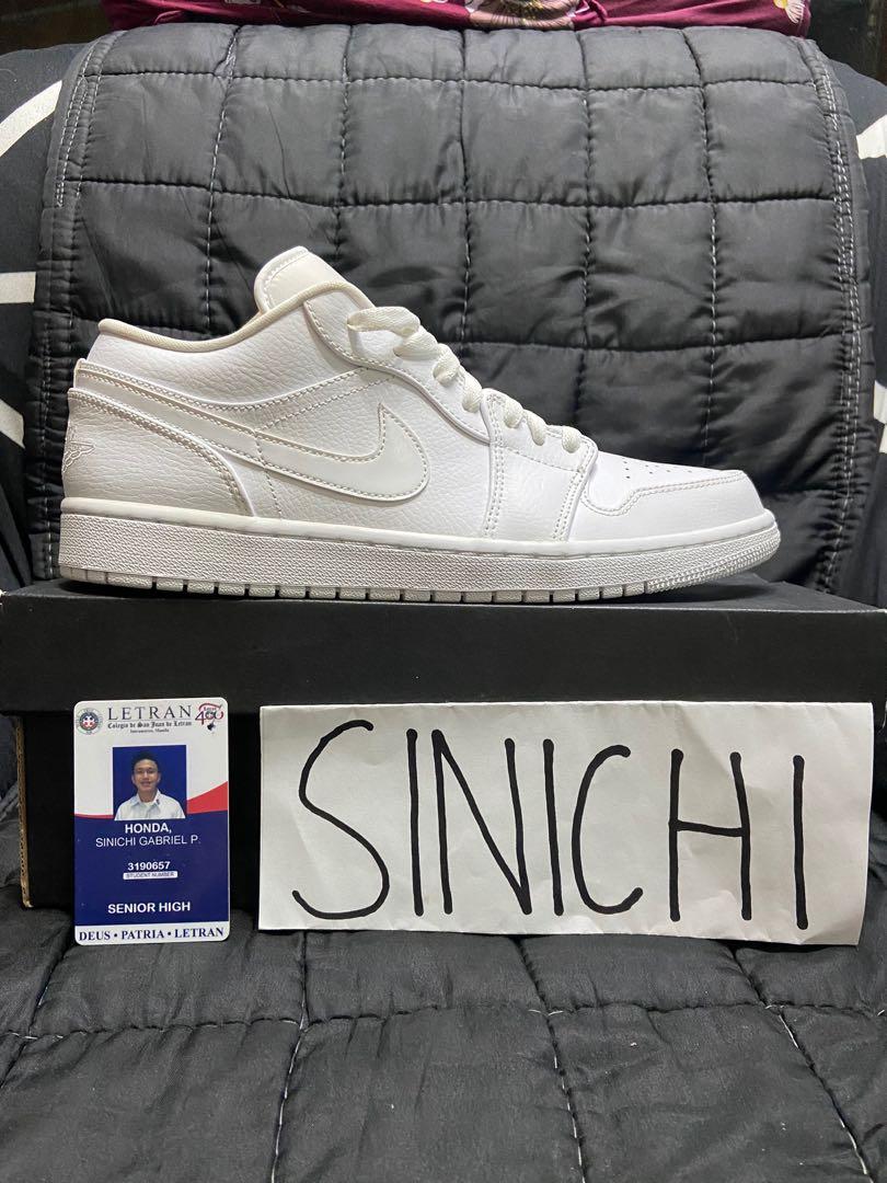 🚨Air Jordan 1 low “Triple White”🚨, Men's Fashion, Footwear