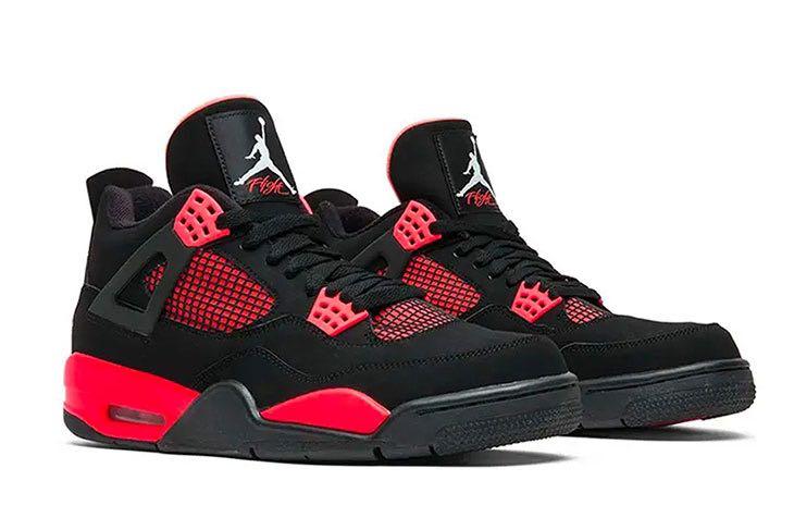 Red thunder jordan 4 clearance