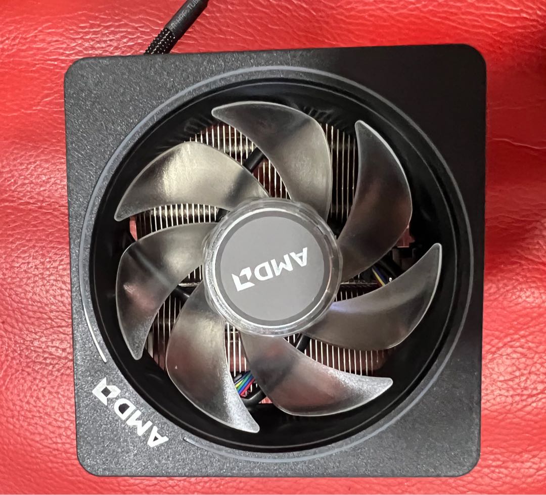 AMD RGB STOCK COOLER (Original), Computers & Tech, Desktops on Carousell