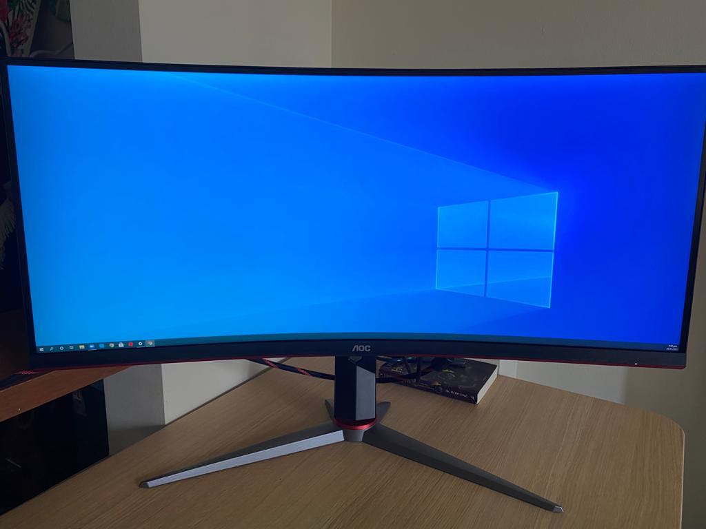 AOC CU34G2X 34 inch Curved Monitor, Computers & Tech, Parts ...
