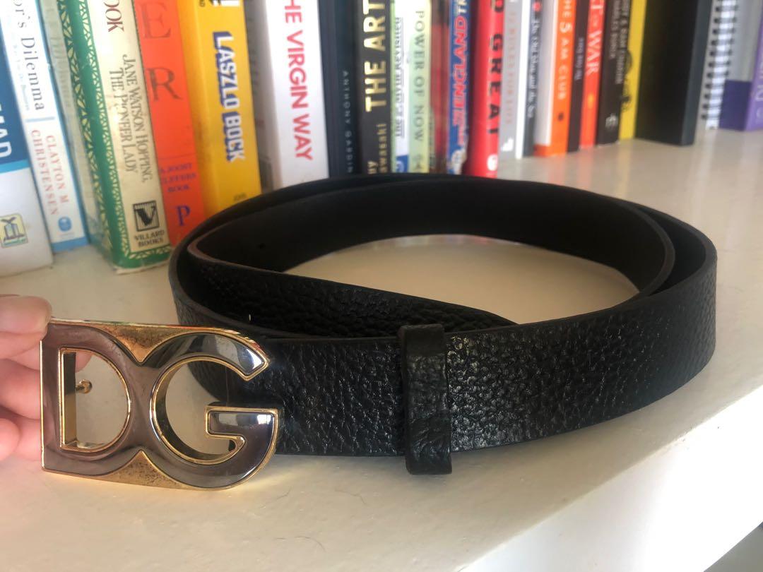 Authentic D&G Dolce & Gabbana Men's Belt, Men's Fashion, Watches &  Accessories, Belts on Carousell