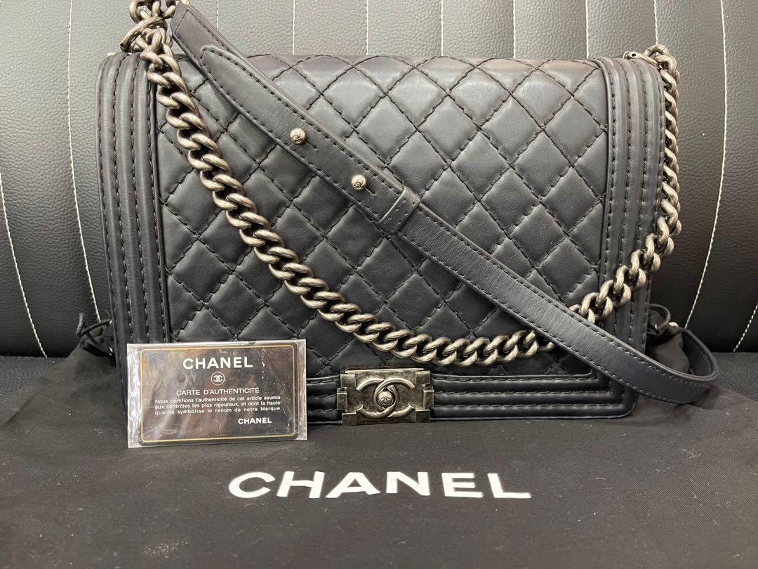 Authentic preloved Chanel boy large