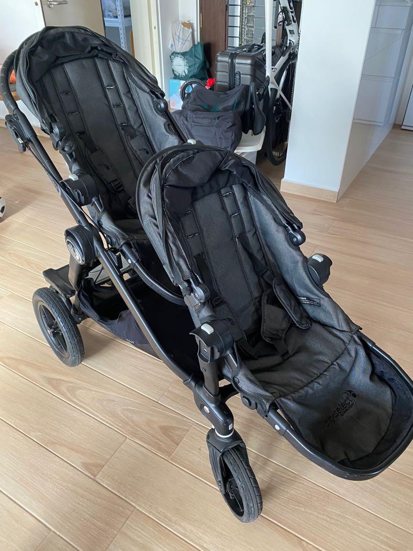 Baby Jogger City Select Double Stroller Babies Kids Going Out