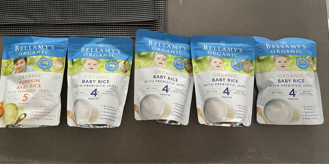 Bellamy's organic baby rice with prebiotic hot sale