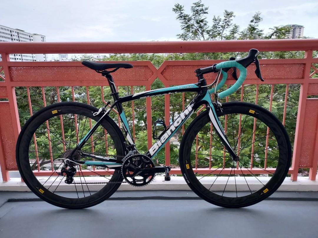 BIANCHI VERTIGO FULL CARBON Sports Equipment Bicycles Parts