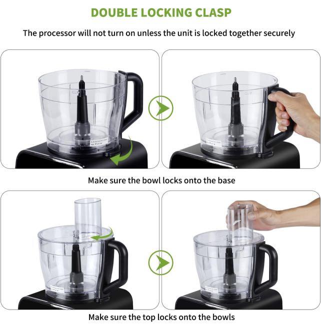 Blender , Food Processor Topchef 1100W Multifunctional Food Processor