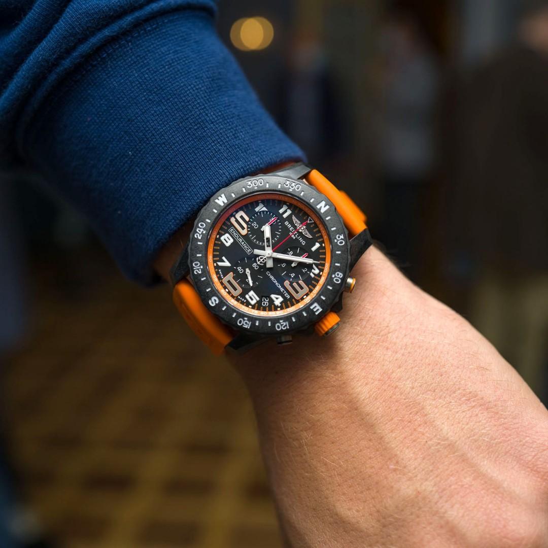 Breitling Endurance Pro Orange Carbon 