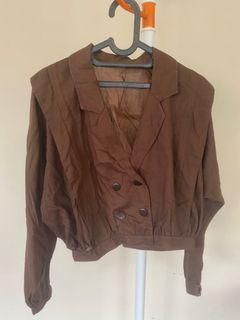 Brown Blazer retro vintage titanic